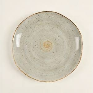 Plato Llano Nature Grey 26cm Espagne - Product Image 1