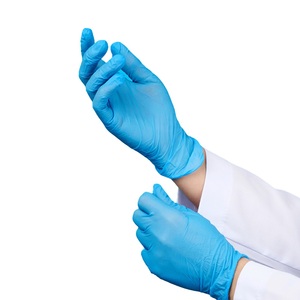 Gants médicaux en nitrile sans poudre avec caractéristiques de sécurité - Product Image 1