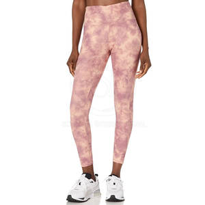 Breathable Elastic Waist Plus Size High Waist Women's <b>Legging</b> Unique Solid <b>Pattern</b> XL Size Custom Logo Polyester and Spandex - Product Image 1