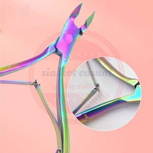 Cortador de uñas para cutículas, cortaúñas acrílico profesional de acero inoxidable, pinzas para cutículas, herramientas de manicura y pedicura - Product Image 3