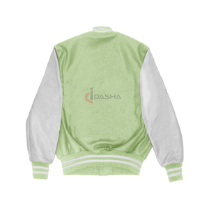 Blouson universitaire pour homme 2026, style High Street, avec broderie de logo personnalisée, en toile unie, pour adultes - Product Image 6