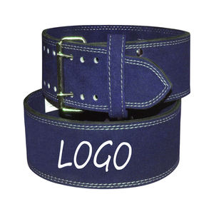 Venta caliente Gym Fitness Belt Longitud personalizada Heavy Duty Correa de levantamiento de pesas de cuero genuino para hombres y mujeres de Pakistán - Product Image 5