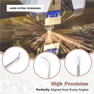 Pince à cils multi-usages de haute qualité, meilleure édition, kit d'outils d'extension de cils en acier inoxydable - Product Image 3