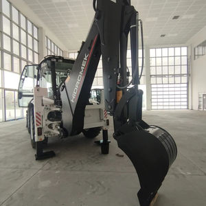 Envío gratis Hidromek HMK 102 S rueda retroexcavadora CE EPA aprobado para la venta con cargador frontal y accesorio de retroexcavadora - Product Image 5
