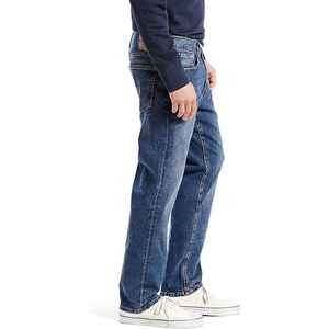 Relaxed Fit Straight Casual Lightweight Denim Pants with High Elastic Waist and Full Length Design-Export Quality Stitching - Product Image 3