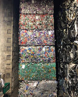 Déchets d'aluminium UBC, blocs de 25 kg de canettes de boissons usagées, exportés vers la Malaisie, la Thaïlande, l'Inde, Dubaï, la Corée du Sud et la Chine