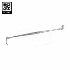 Rétracteur chirurgical manuel double extrémité en acier inoxydable Senn Miller avec pointes aiguisées/émoussées, 3 branches, certifié ISO13485, réutilisable - Product Image 4