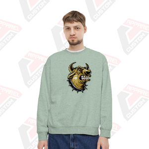 Sweat-shirt d'hiver ultra doux et personnalisable pour hommes avec tissu respirant et imperméable en polyester/coton polaire 380g - Product Image 2