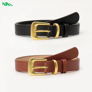 Ceinture pour homme en cuir de vache véritable, boucle à ardillon, écologique, durable, haute résistance, largeur 3,3 cm, alliage, personnalisable, vintage - Product Image 2