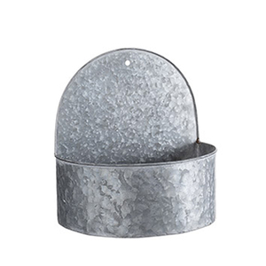 Jardinière en gros de créateur fait à la main de haute qualité jardinière en fer de luxe de taille personnalisée jardinière murale galvanisée de finition naturelle - Product Image 6