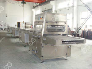 Nueva Línea de Recubrimiento de Galletas con Glaseado, Máquina para Hacer Obleas de Chocolate, Totalmente Automática, Tipo Correa, Máquina para Hacer 1000 Donas de Chocolate - Product Image 6