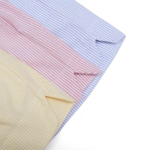 Custom Logo Summer Beach <b>Shorts</b> for <b>Men</b> Women Pastel Striped Breathable Oxford Cotton Embroidered Streetwear Style Made Vietnam - Product Image 6