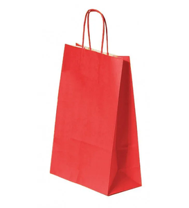 Sacs à provisions en papier kraft durables et réutilisables faits à la main emballage cadeau pochette à poignée logo personnalisé écologique estampage à chaud promotions - Product Image 3