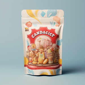 Tùy chỉnh in Nắp kéo dây kéo túi hạt kẹo Cookie Snack túi bao bì Nhựa đứng lên túi - Product Image 3