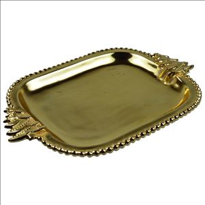 Plateau de service entièrement gravé, accessoires de cuisine de forme ronde, articles de Table, prix de gros pour la conception de Restaurant de mariage à domicile - Product Image 6