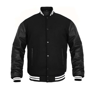 Men's Baseball Jacket Plus Size Lightweight Loose Fit High Street Stand Collar Street Wears Varsity Jacket - Product Image 3