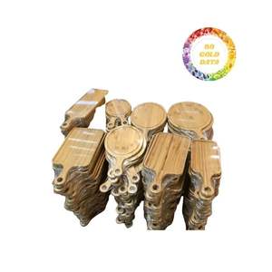 Tabla de cortar de bambú adecuada para la preparación diaria de la cocina, platos para servir y exhibición de alimentos hecha con dedicación por artesanos - Product Image 5