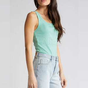 Diseño único Tallas grandes Mujeres Tank Top Venta al por mayor Mujeres Tank Top Sustainable Mujeres Tank Top - Product Image 4