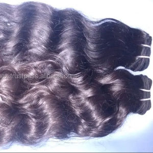 100% Extensiones de cabello humano de alta calidad sin procesar de La India - Product Image 1