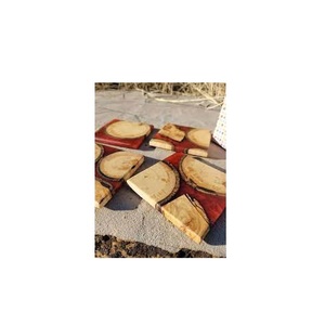 Posavasos de madera y resina de último diseño, posavasos de resina cuadrado colorido de alta calidad a precio mayorista para Decoración de mesa - Product Image 5