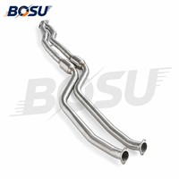 Tuyau de silencieux arrière SS304 Performance pour BMW 135i E82 3.0T 2009-2012 Kit de tuning racing