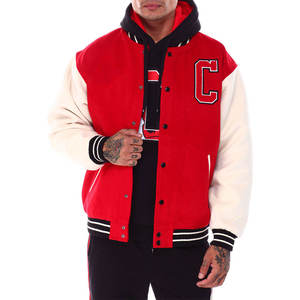 Veste universitaire d'hiver sur mesure OEM, veste universitaire vintage, patchs, vestes universitaires de travail pour l'hiver - Product Image 4