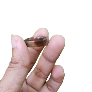 Bagues en corne artisanale, tailles et logo personnalisables, bagues ajustables en corne de bœuf pour bijoux bohèmes - Product Image 4