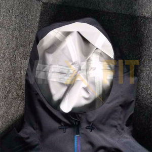 MAXFIT ENTERPRISES-Chubasquero con capucha para hombre, ligero, impermeable, para invierno, resistente al agua, de lona, para exteriores, con cuello levantado - Product Image 5