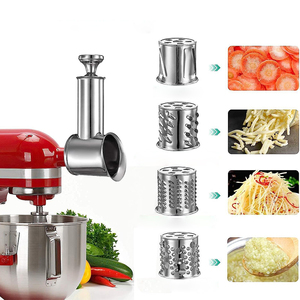 Accessoire de coupe-légumes pour batteur <span class=keywords><strong>KitchenAid</strong></span>, en acier inoxydable de qualité alimentaire, pour râper le fromage, les légumes et les fruits, accessoires de cuisine - Product Image 1