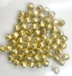 Campanas de Hierro Redondas Pulidas Chapadas en Oro de 15 mm, Decoración China, Escultura Moderna, Navidad, Navidad - Product Image 2