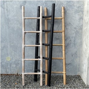 Escalera de madera de bambú para el hogar, escalera de uso familiar, estante de pared de alta calidad, venta al por mayor, listo para exportarse - Product Image 5