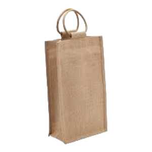 Sac à provisions en jute Capacité de 1 bouteille - Product Image 4
