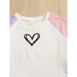 Conjunto de camiseta y pantalón corto para niñas, ropa informal personalizada, diseño único, el más vendido, Verano - Product Image 4