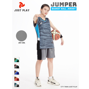 Maillots de basket-ball respirants à séchage rapide personnalisés avec logo personnalisé authentique unisexe ensemble fabricant de gros clair - Product Image 5
