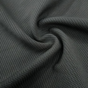 Tejido de punto con volantes de alta calidad Mezcla de poliéster y spandex Antiestático Resistente al encogimiento Estirable y duradero - Product Image 4