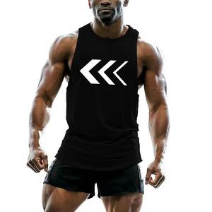 Haute qualité 3D imprimé débardeur 100% coton nouveau respirant hommes débardeur Premium à séchage rapide été Gym maillots - Product Image 2