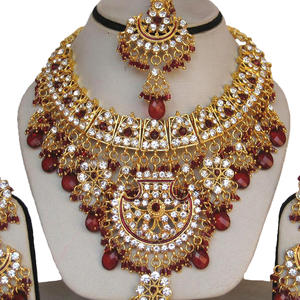 Ensemble de bijoux en alliage de cristal de style vintage, collier, boucles d'oreilles, coiffe, violet, pour femmes, fiançailles, mariage, anniversaire, fête - Product Image 2