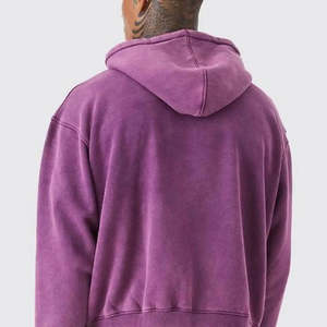 Wholesale Acid Wash Hoodies Breathable Sustainable OEM Design Premium Quality Acid Wash Hoodies For <b>Men</b> Casual Wear - Product Image 2