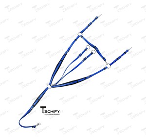 Coraza de PVC duradera para caballos con correas ajustables Diseño ligero para entrenamiento de equitación y seguridad ecuestre - Product Image 4