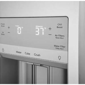 22.5 pies cúbicos Refrigerador de 4 Puertas Francesas con Dispensador de Hielo – Acero Inoxidable Resistente a las Huellas Dactilares - Product Image 4