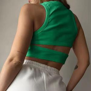 Débardeur respirant pour femme | Chemise sans manches douce évacuant l'humidité pour les vêtements de sport et la vie quotidienne - Product Image 2