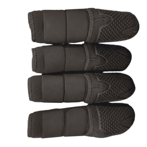 Pack de 4 NOVERA INDUSTRIES Bottes de protection pour chevaux de luxe personnalisées, couleur unie, pour l'extérieur, en néoprène et maille, pour tendons et jambes - Product Image 6
