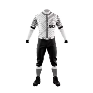 Uniforme de béisbol y softbol personalizado para hombres, mujeres, jóvenes, estilo Hip Hop, pantalones de jersey con logotipo, uniformes de béisbol de softbol transpirables - Product Image 2