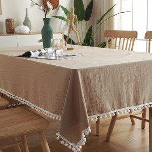 <span class=keywords><strong>Tovaglia</strong></span> Moderna in <span class=keywords><strong>Cotone</strong></span> Intrecciato con Nappe, Lavabile in Lavatrice, Impermeabile, Antimacchia, Monouso per Matrimoni, Feste, Banchetti, Natale - Product Image 2