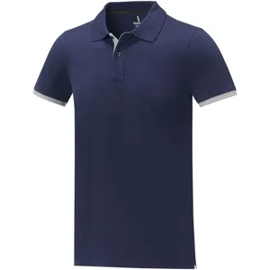 Polo homme Morgan bicolore personnalisé pour merchandising promotionnel - Product Image 4