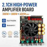 Placa Amplificadora Digital de 2.1 Canales TPA3255 300W X 2 + Módulo de Audio de 600W 5.1 para Cine en Casa