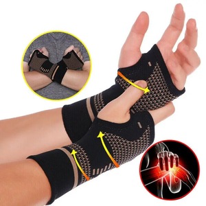 Manchons de bras de style arthritique de yoga personnalisés unisexe Compression de la meilleure qualité Soulagement du canal carpien Attelle de poignet pour le cyclisme et le yoga - Product Image 4