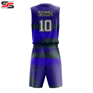 New Custom All Basketball Uniform Sets Breathable Reversible Basketball Uniforms Sublimation <b>Mens</b> Jersey Basketball - Product Image 2