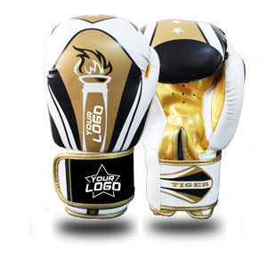Gants de boxe MMA personnalisés avec logo, pour entraînement Sanda, protection des mains pour adultes XL, 6oz 10oz 14oz, en cuir PU, fermeture auto-agrippante - Product Image 6