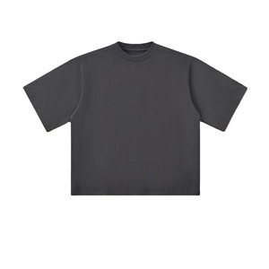 เสื้อยืดผู้ชายสไตล์อเมริกัน ผ้าฝ้าย 100% เสื้อยืดลำลองพื้นฐาน สตรีทแวร์ เสื้อแขนสั้นฤดูร้อน ขายส่ง เสื้อผ้าสั่งทำ ผลิตเสื้อผ้า - Product Image 5